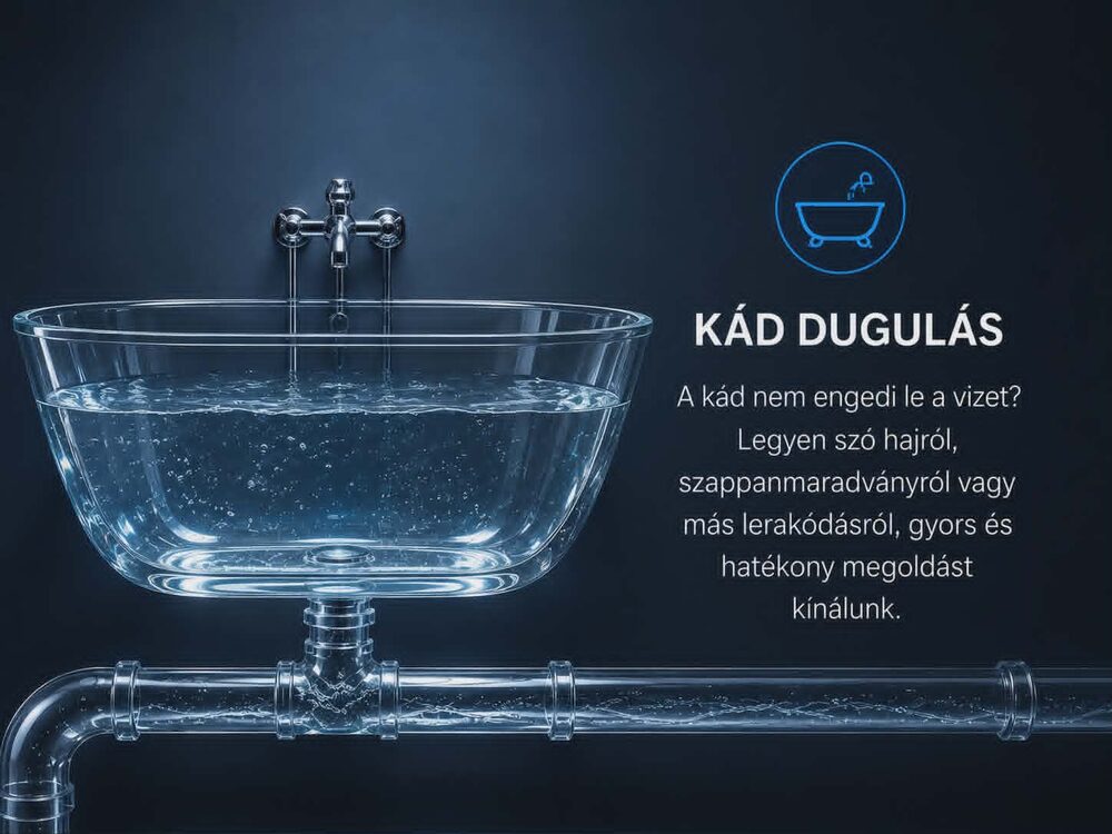 Kád duguláselhárítás — Szabó Duguláselhárítás