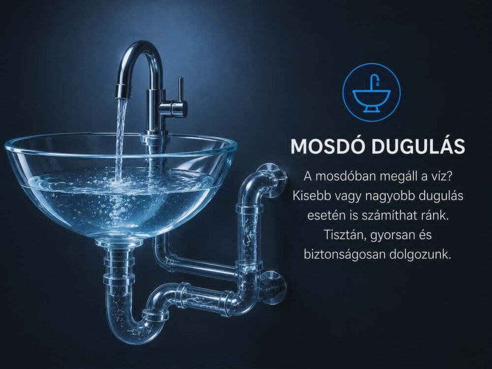 Mosdó duguláselhárítás — Szabó Duguláselhárítás